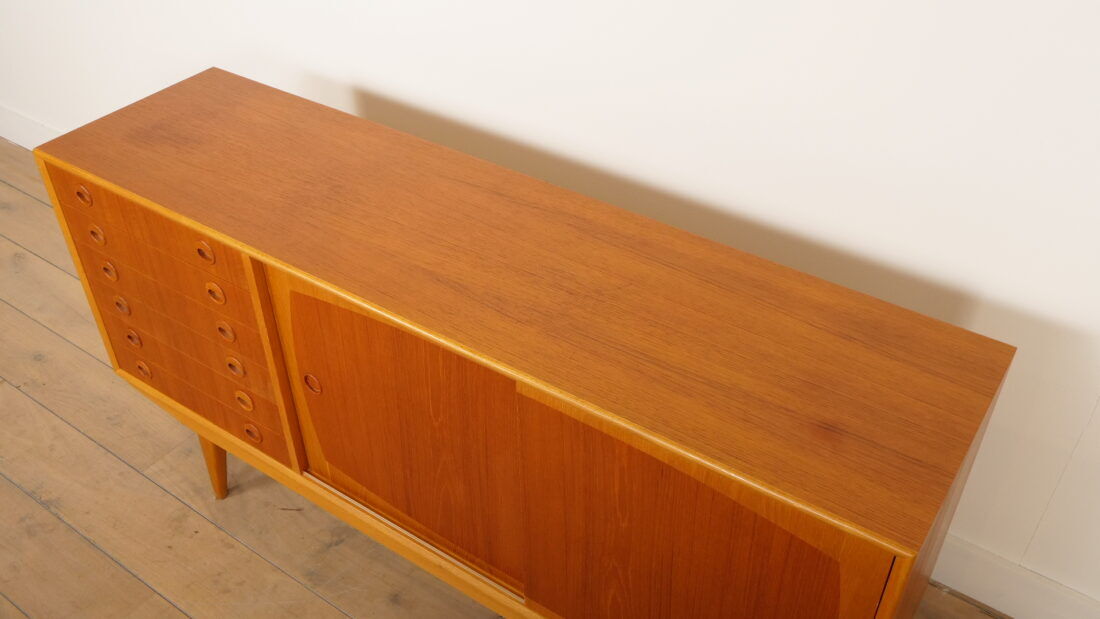 Vintage sideboard | Teak | 160 cm | Model Borgia