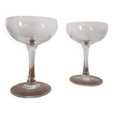 Lot de 2 coupes vintage