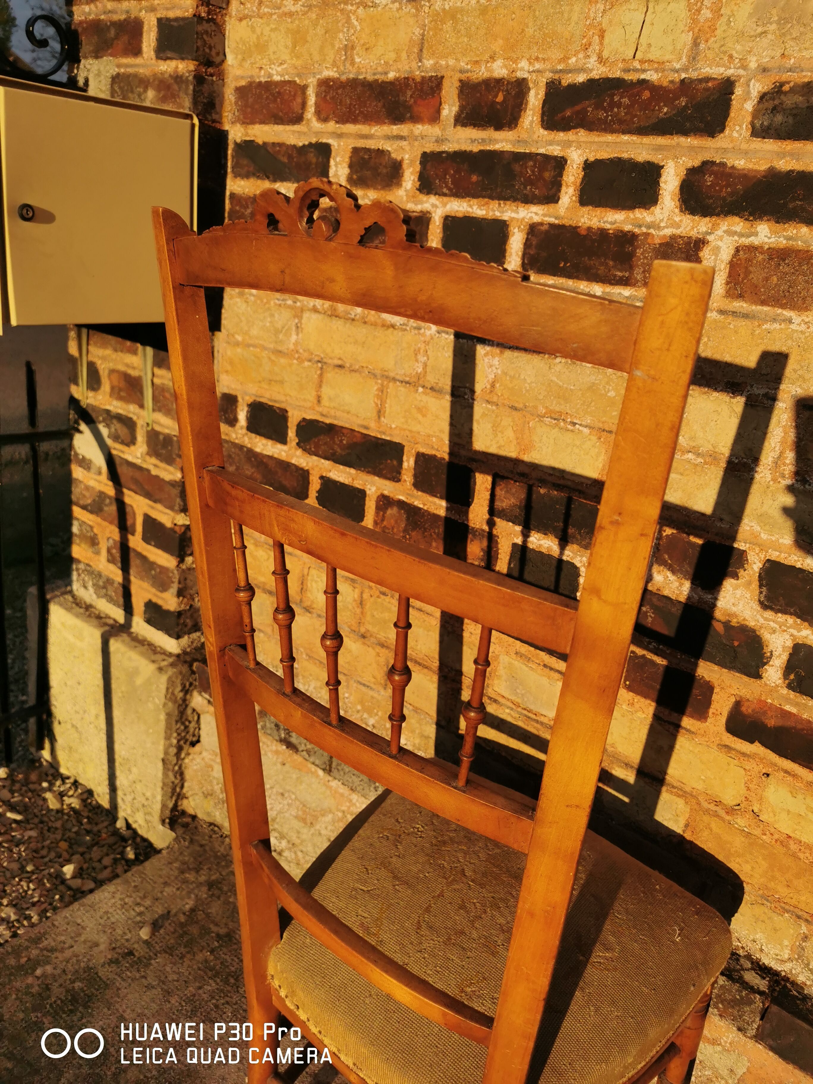 Former low chair known as "nurse chair" louis XV style