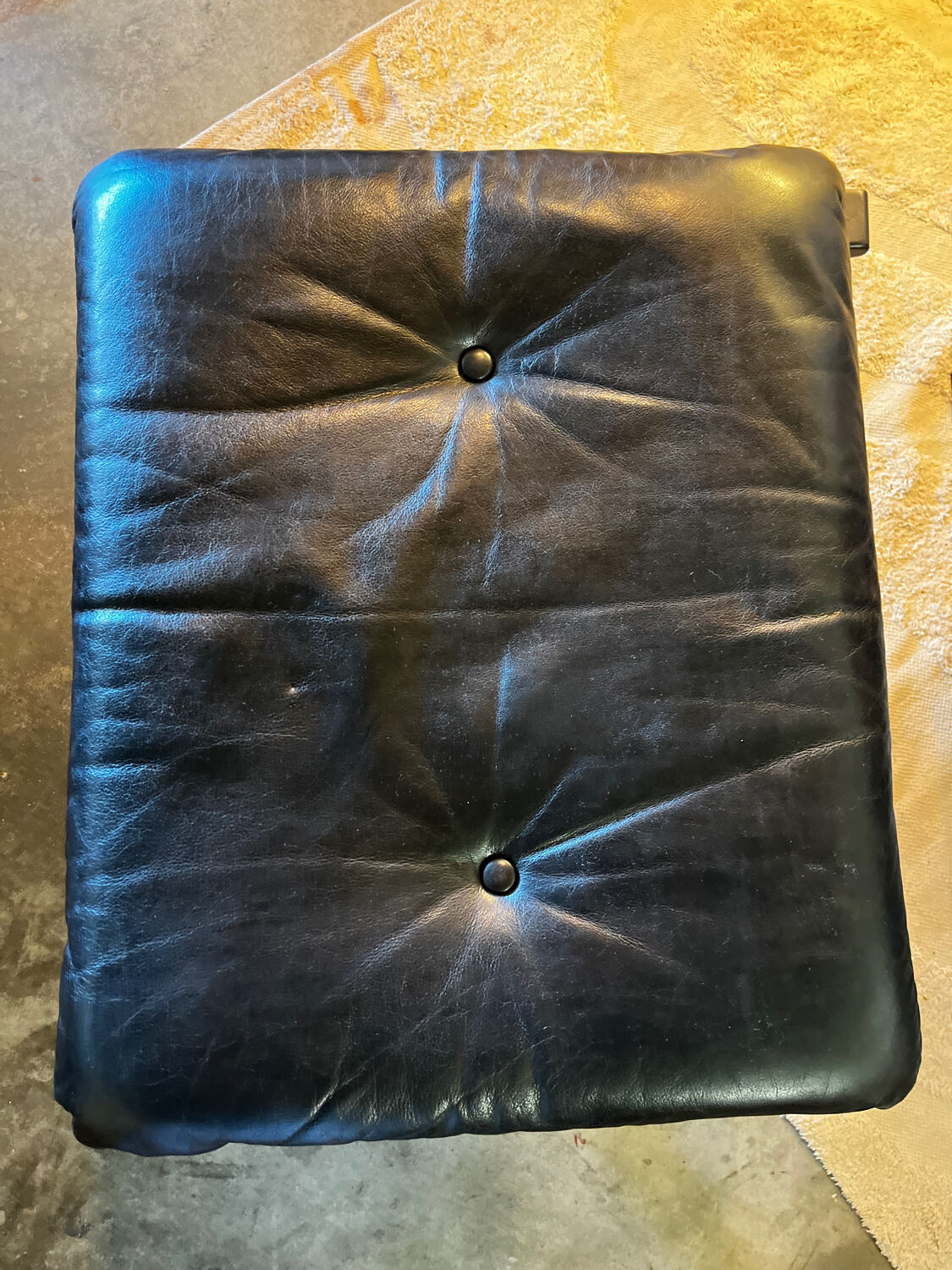 Scandinavian leather armchair