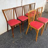 Set of 6 Baumann 153 bistro chairs