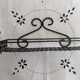 Spice rack in black openwork metal