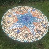 Concrete garden table