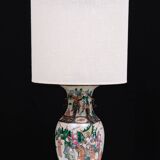 Lampe de table en faïence de Nankin Chine années 1890