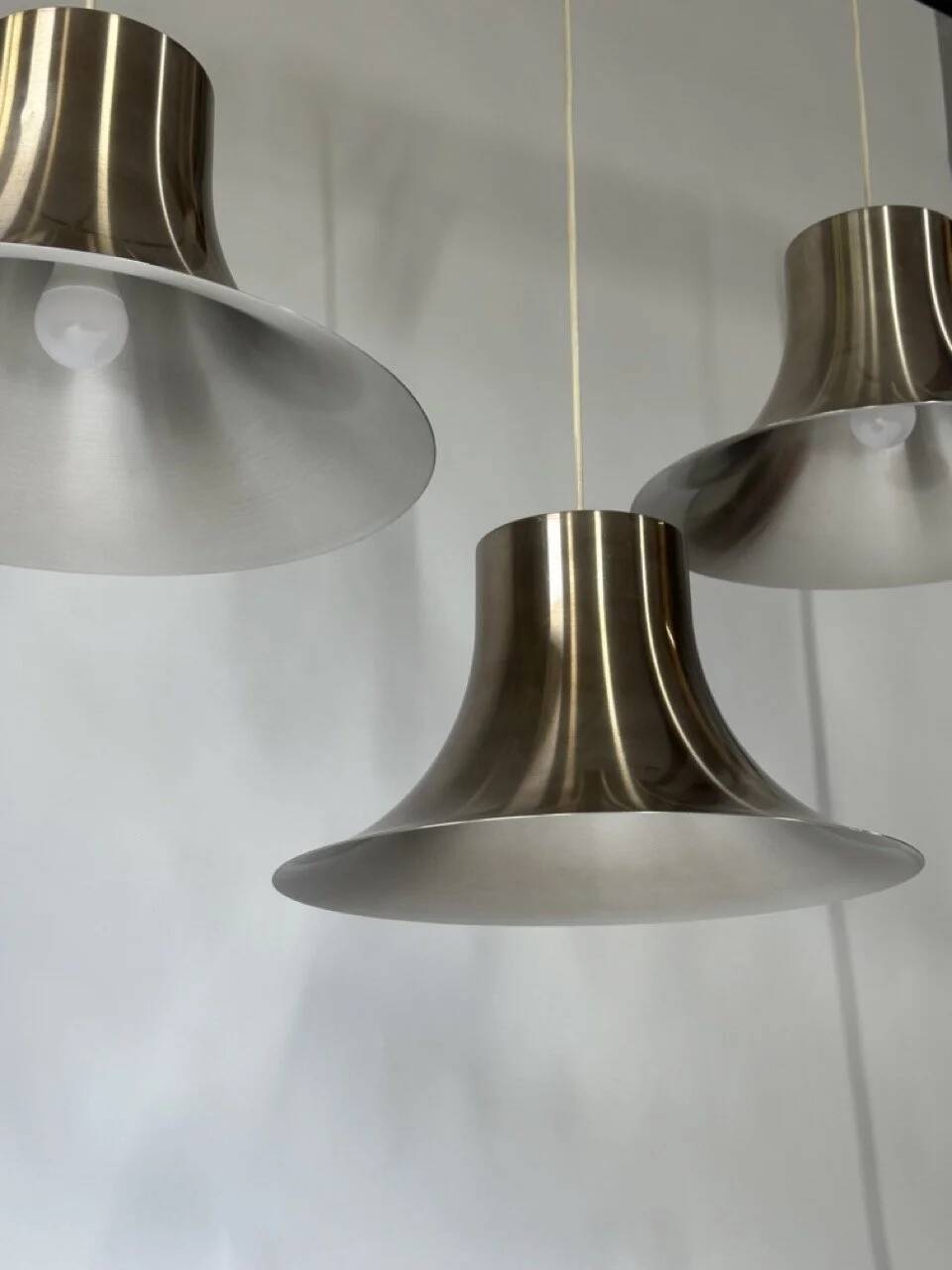 3 "Ascot" pendant lights by RAAK Amsterdam, 1960s