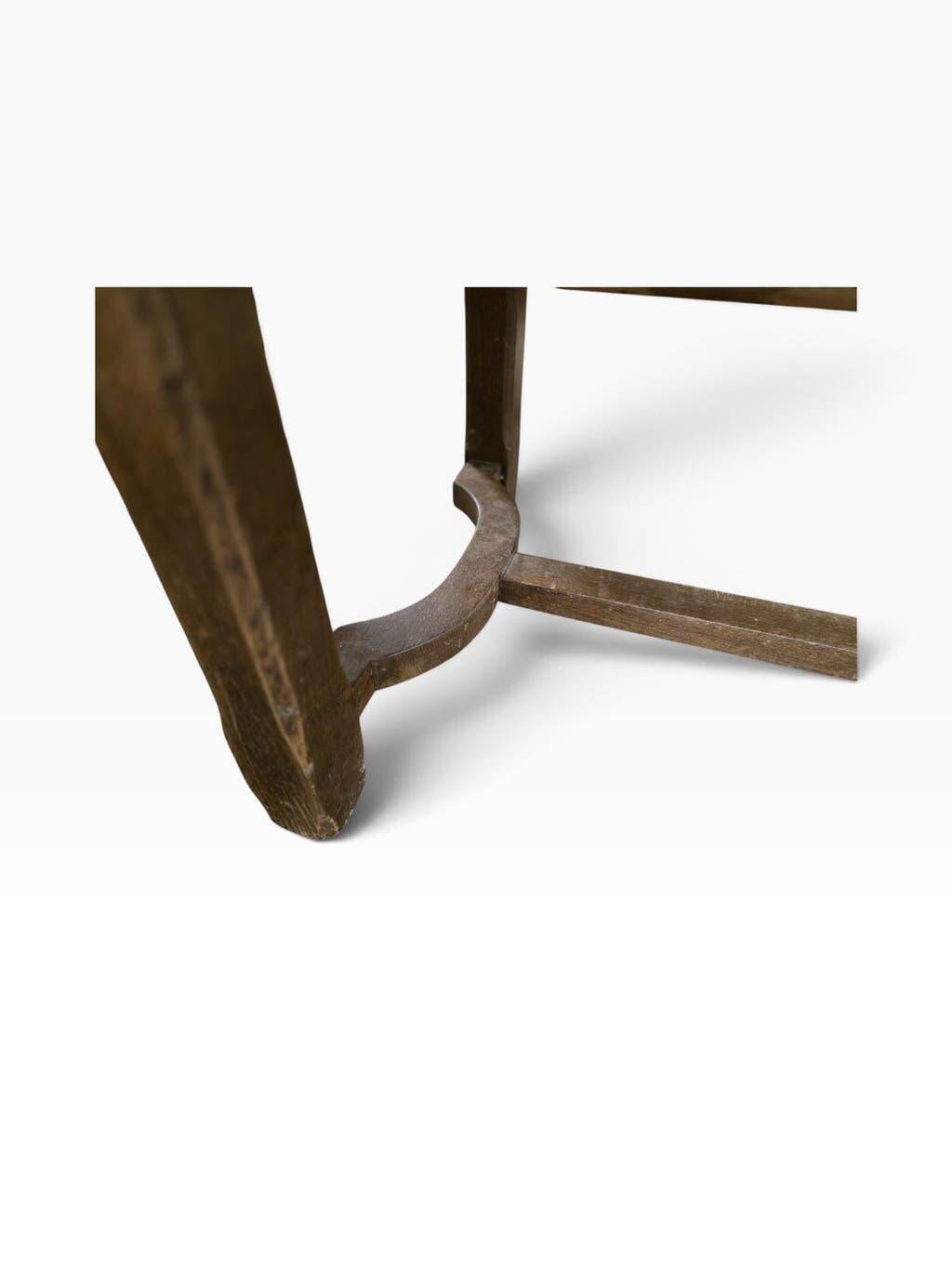 XL vintage dining table in solid wood