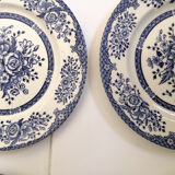 Set of 6 English plates