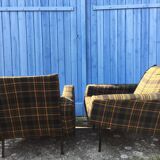 Pair of armchairs G10, Pierre Guariche for Airborne