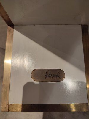 Set of 2 bedside tables by Alain Delon for Maison Jansen, 1975