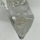 Daum France 3-branch crystal candle holder