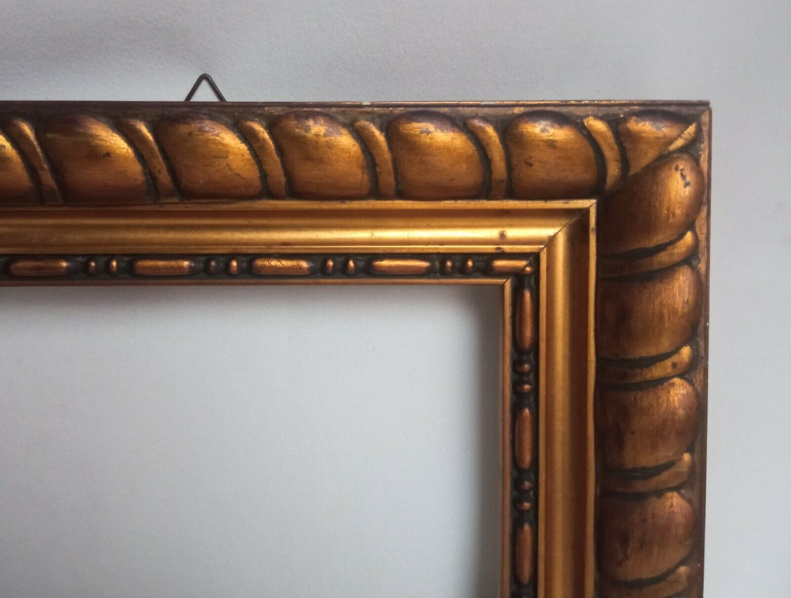 Wooden frame and gilded stucco circa 1900