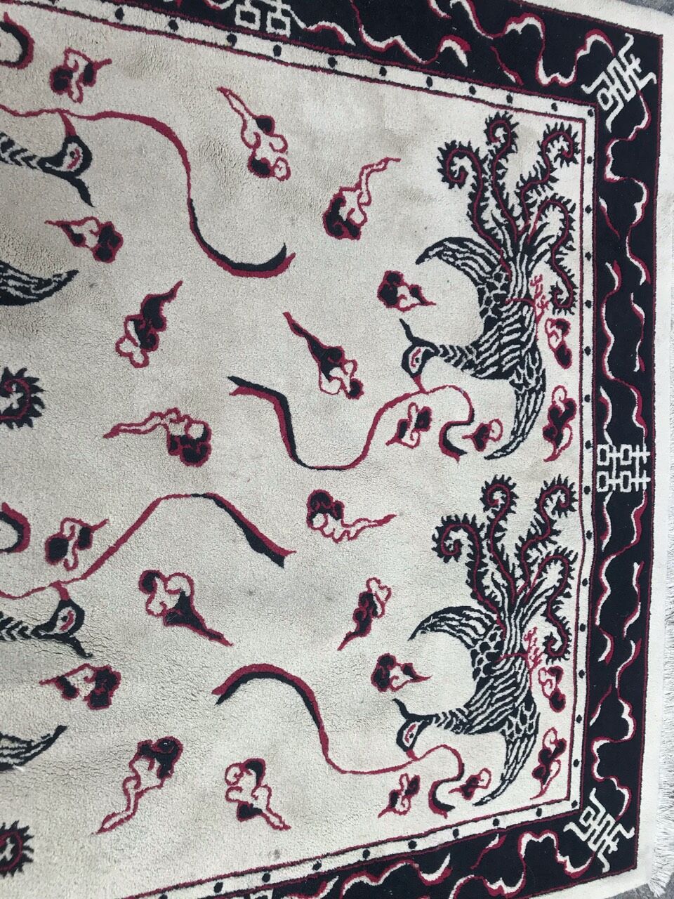 Vietnam handmade square rug 150x150 cm