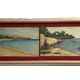 Daloni, pair of watercolors of the Mediterranean seaside, 20th century frame