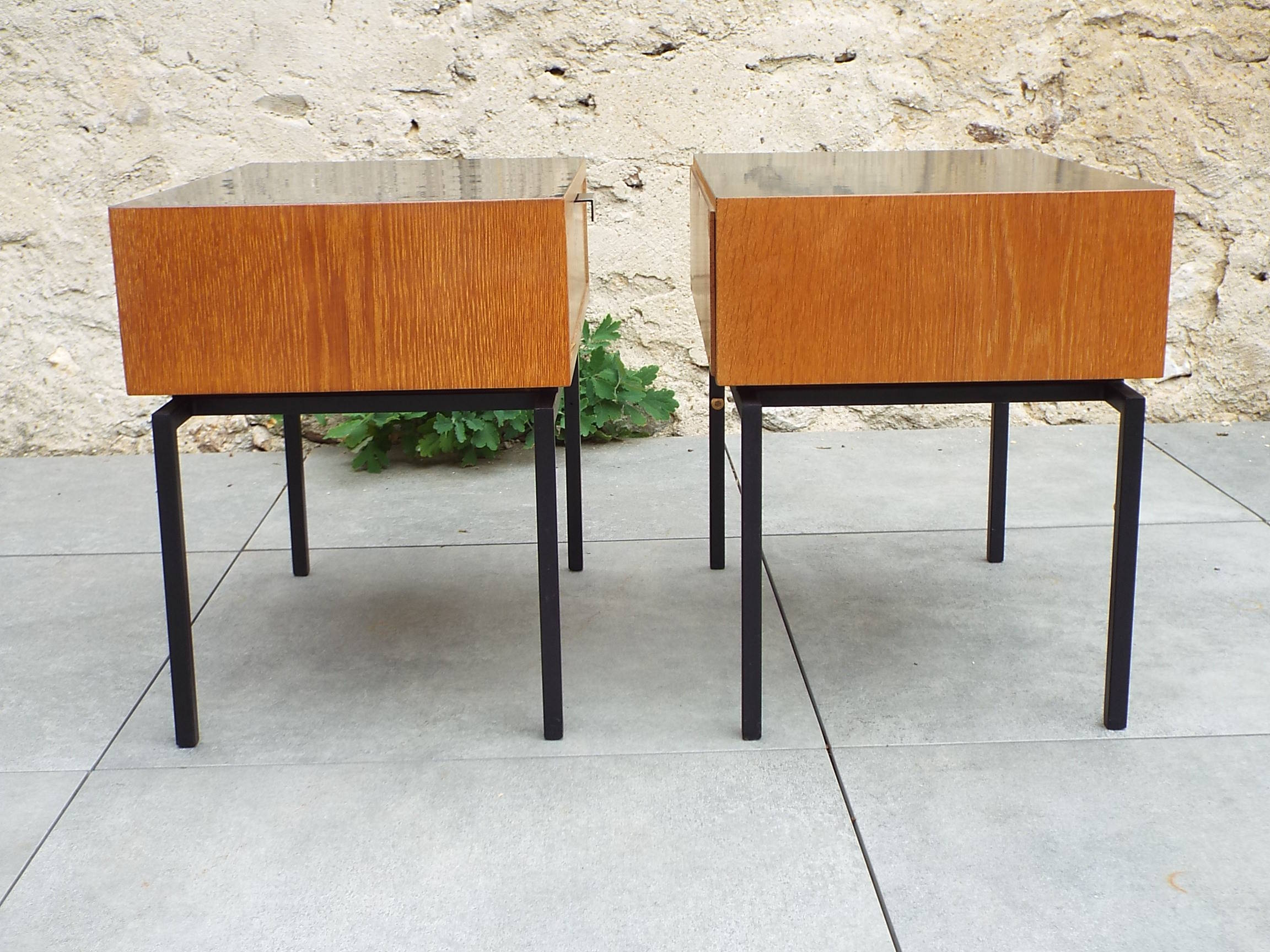 Pair of 60s bedside tables