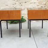 Pair of 60s bedside tables