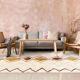 Berber carpet 160 x 230 cm white