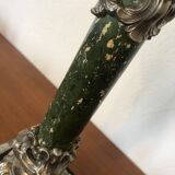 Electrified green kerosene lamp