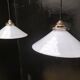Opaline cone pendants
