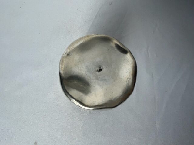 Silver timpani hallmark Minerva late nineteenth