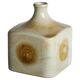 Studio ceramic vase 'wood imprint' mid-20th century