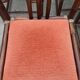 6 bamboo leather chairs 1980