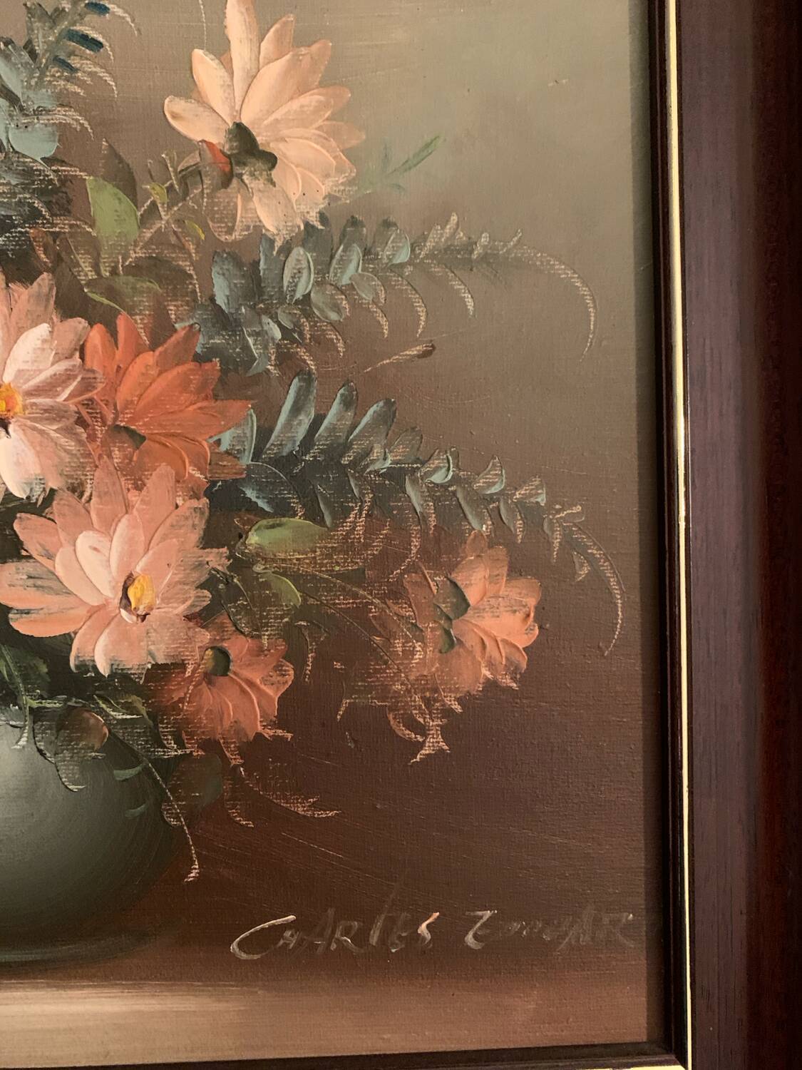 Painting by Charles E.