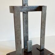 Porte-allumettes de cheminée vintage en fer forgé