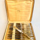 Coffret 12 couteaux de table art déco - Leclercq à Boulogne-sur-Mer
