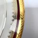 Porcelain plates and fish decoration sauce boat from Limoges, 1980s, set of 13.