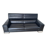 3-seater leather sofa Roche Bobois