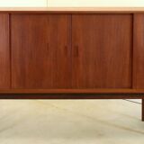 Deens en teck du milieu du siècle design Westergaard midboard 'Snertinge' | 200,5 cm