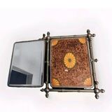 Miroir triptyque 1900 biseauté Barbier