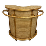 Vintage rattan bar