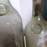 Old bottles with seal