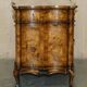 Antique Italian writing desk in olive wood circa 1860