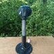 Large vintage black bedside desk lamp from the 1960s