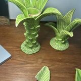 Palm candle holders Jean Roger