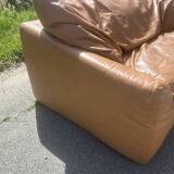 Steiner Paris 2 Seater Sofa Leather Camel Brown