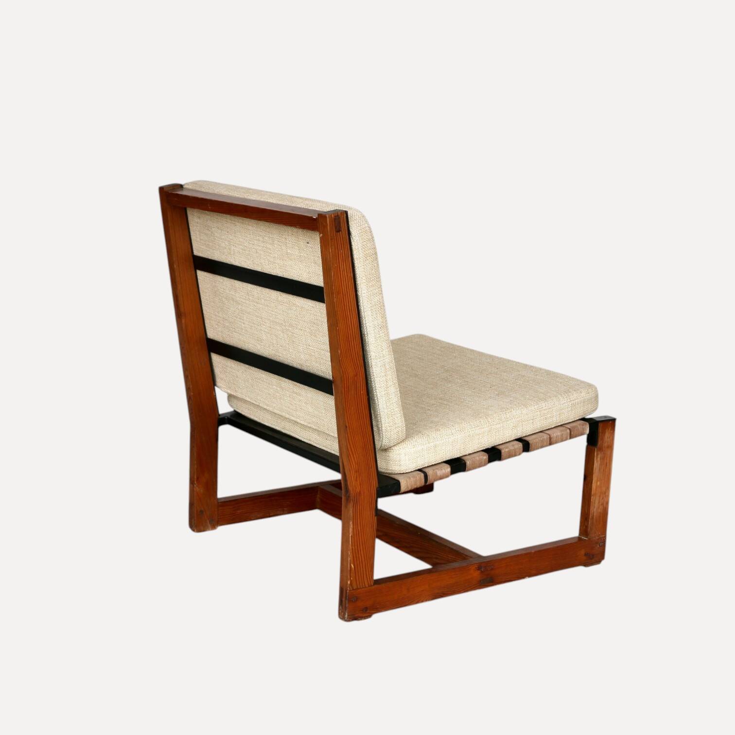 A pair of armchairs, France, 1960s.