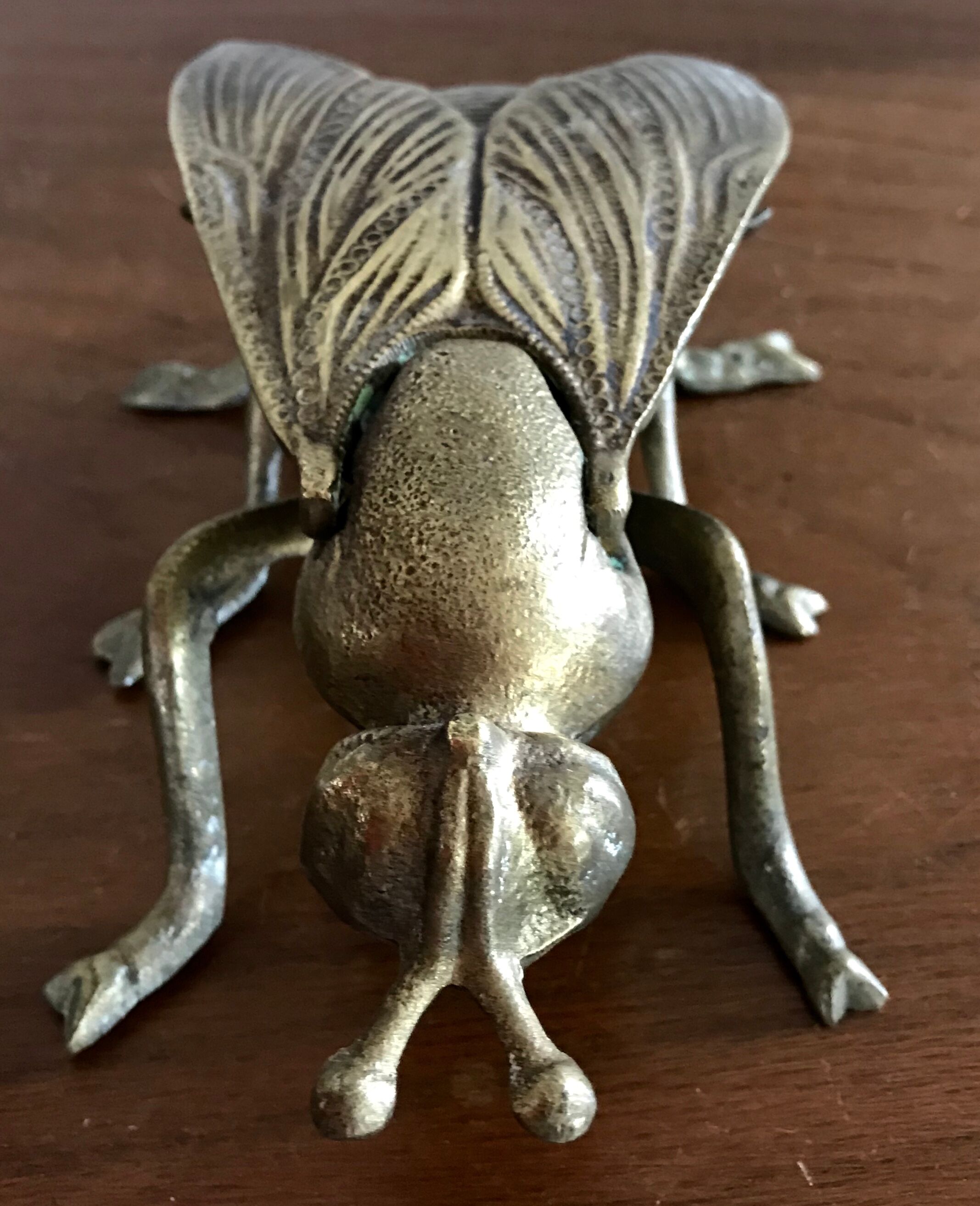 Fly ashtray brass
