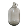 Cylinder transparent cylindrical demijohn of "one gallon"