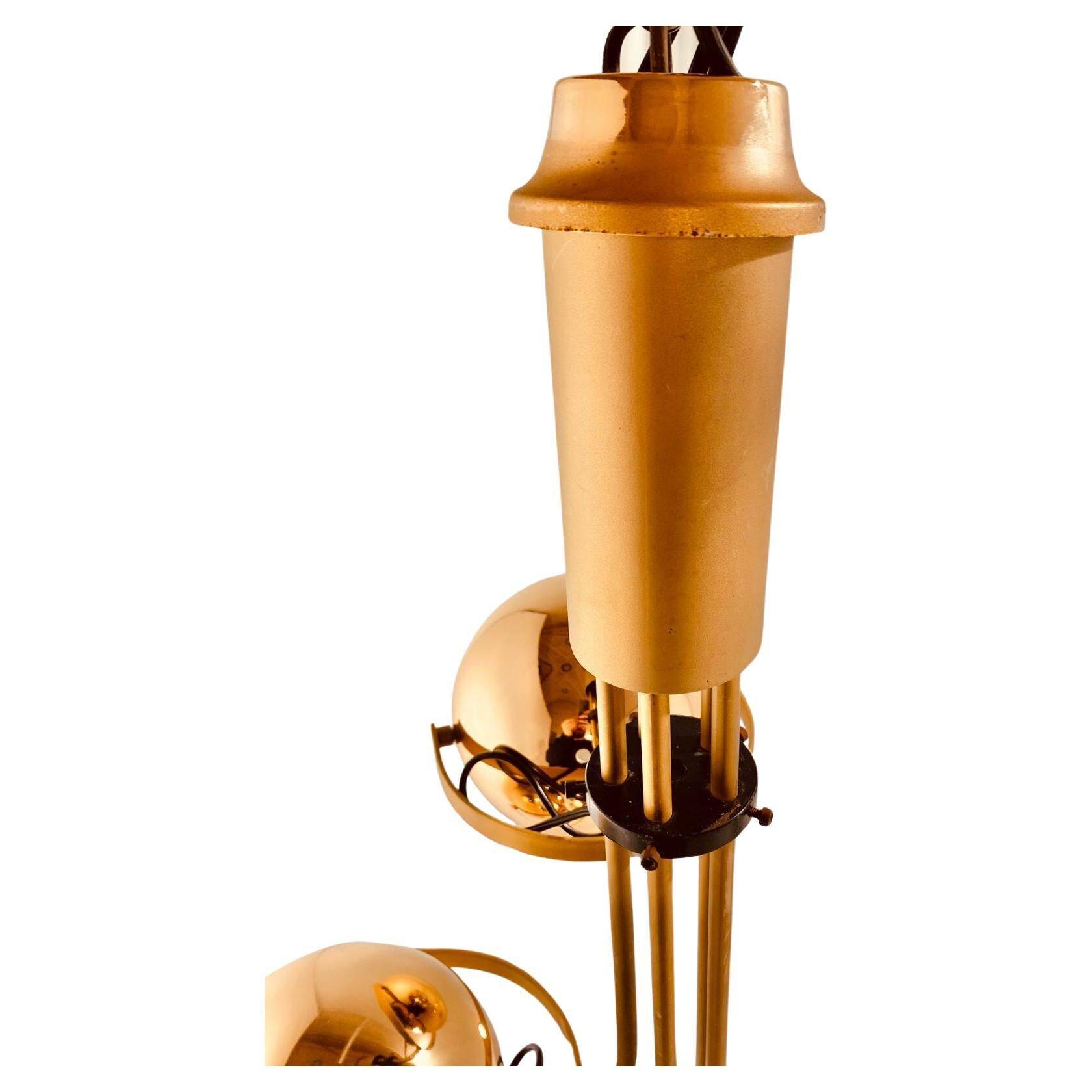 1960s golden Reggiani chandelier