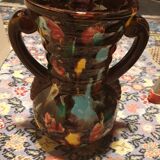 Vase with vintage handles