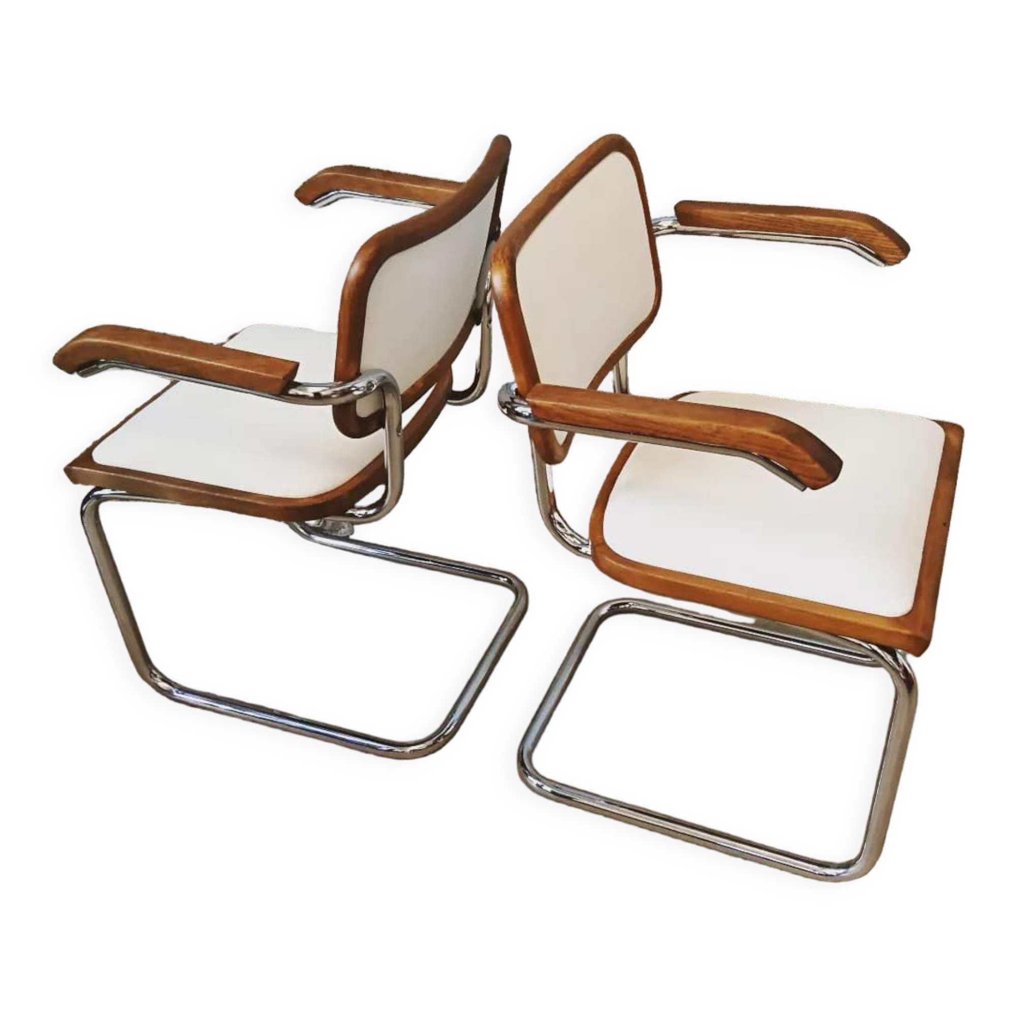 Cesca B64 armchairs by Marcel Breuer