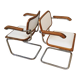 Paire de fauteuils Cesca B64 de Marcel Breuer