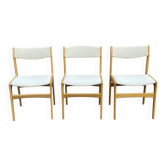 Set of 3 chairs by Erik Buch