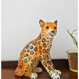 Léopard en céramique – Italie Années 70