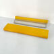 Pair of yellow wall shelves by Gedy, 1970s