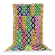 Handmade wool Berber rug 245x133cm