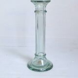 Glass candle holder